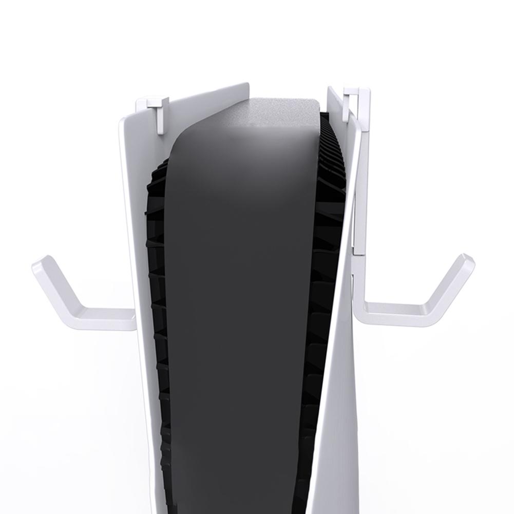 Kontroler zestawu słuchawkowego do gier Uchwyt z haczykiem Oszczędzający miejsce kontroler zestawu słuchawkowego Hak do wieszania Stabilny stojak ekspozycyjny do konsoli PS5 / PS5 Slim