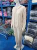 Autumn/Winter Cable Knit Hooded Zip-Up Top and Home Set for Women