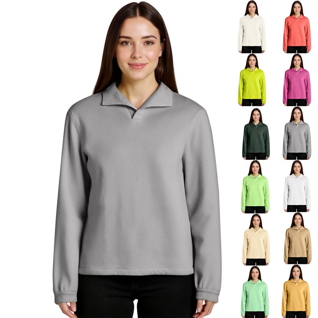 Пуловер с воротником-стойкой, с длинным рукавом, топ, свитшот, унисекс