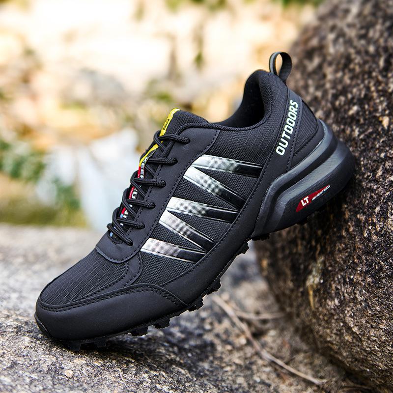 Spring and summer large size outdoor mountaineering running shoes hiking mesh casual shoes fashion trend sports men's shoes couple shoes