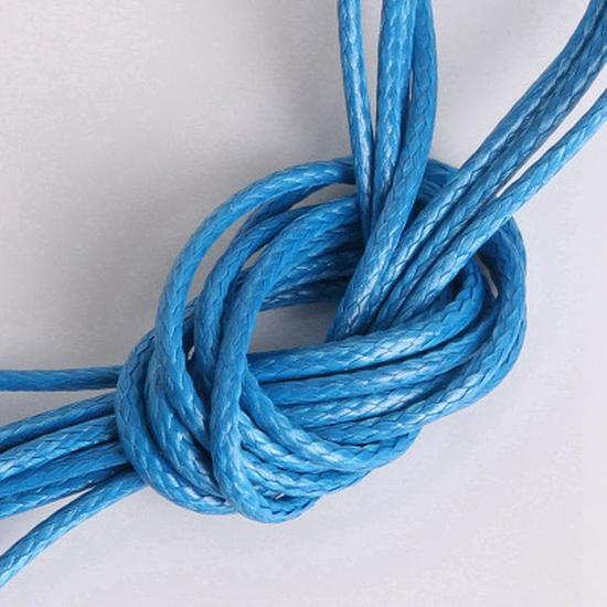 2mm Korean Waxed Cord Faux Leather Necklace Rope for DIY Jewelry Making & Bracelets.