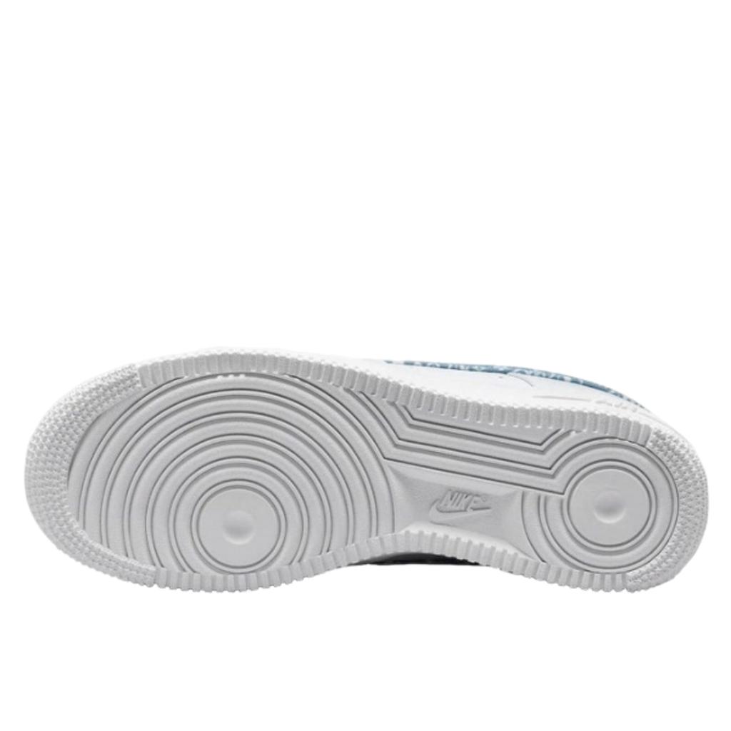 Nike Air Force 1 Low '07 Essential White Worn Blue Paisley