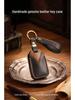 Top Layer Cowhide Key Bag for Toyota Zhixuan X/Yaris/Vios Genuine Leather Key Cover