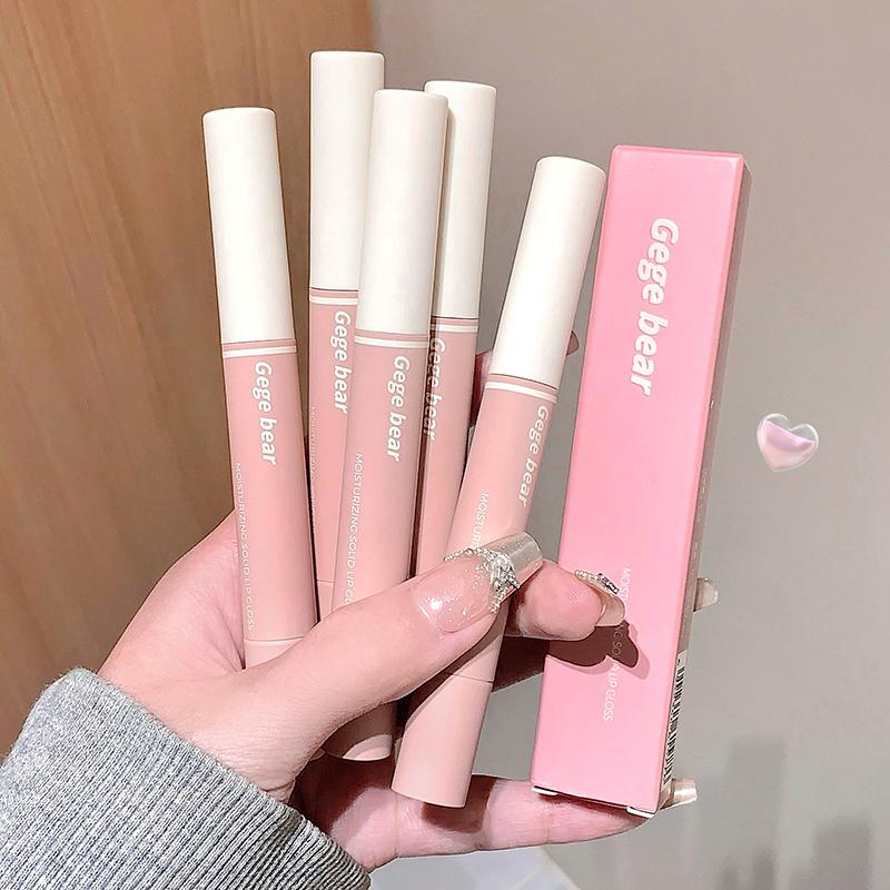 Gege Bear Mirror Lip Glaze lipstick, Moisturizing, Mirror Effect Lip , Long-Lasting , Not Easy To Stick Lip Gloss