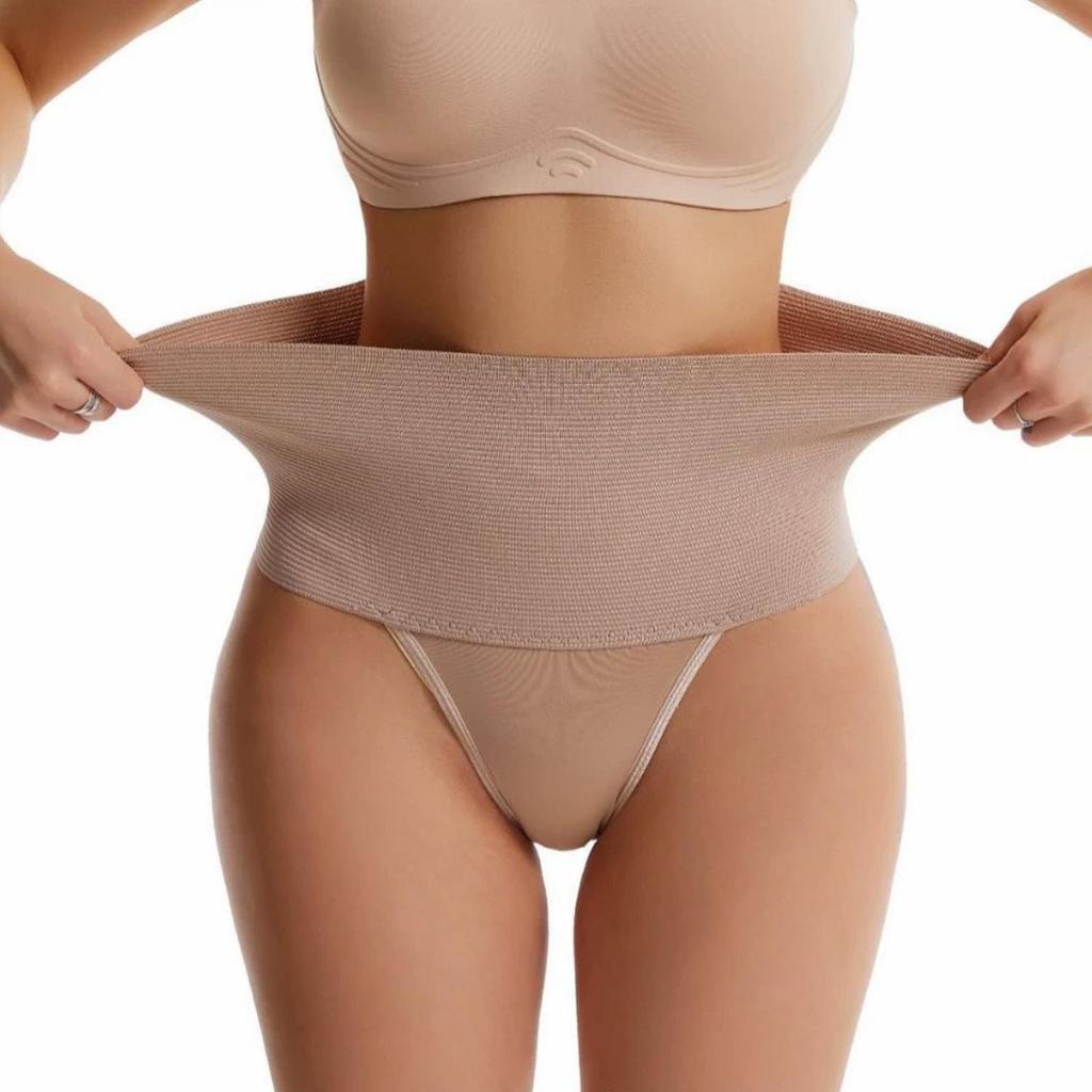 Women's Shapewear Tummy Control Thong High Waist Shaping Underwear Panties Girdle Seamless Body Shaper
