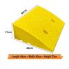 Non-Slip Plastic Curb Ramp for Cars and Stairs