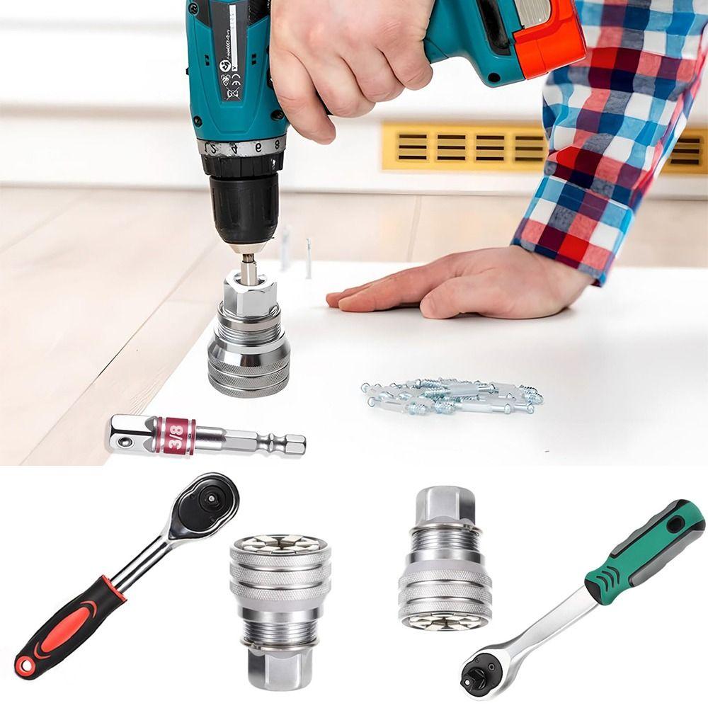 Heavy Duty Adjustable Socket Wrench Set 10-19mm Universal Socket Wrench  Automotive
