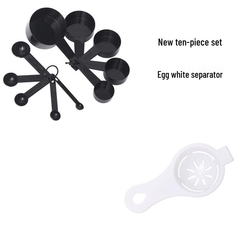 Baking Measuring Cup & Spoon Set: Kitchen Gram & Scale Spoons, Plastic Measuring Tools