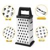 8" & 9" Stainless Steel Four-Sided Cheese & Fruit Grater, Multifunctional Slicer Kitchen Tool