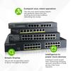 Zyxel Gigabit Ethernet Switching Hub Smart Managed L2 Nebula Cloud Management Desktop or Wall Mount Quiet Fanless For Small Work from and Enterprises