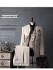 Korean-Style Apricot Double-Breasted Men's Suit, 2024 Autumn Wedding & Best Man Attire