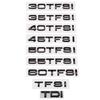 Car Styling 35 40 45 50 55  TFSI  Logo Emblem, Rear Trunk Badge Sticker Decal For A A4 A5 A6 A7 A8 Q3 Q5 Q6 Q7 Q8 Accessories