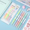 Set di evidenziatori bicolore multicolore - Pennarelli creativi per studenti, graffiti e journaling.