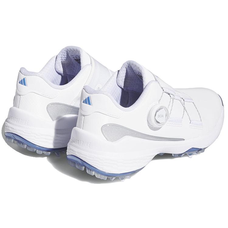 New Adidas ZG23 Boa Golf Cloud White Blue Fusion Met. Silver Metallic Women's GZ2171