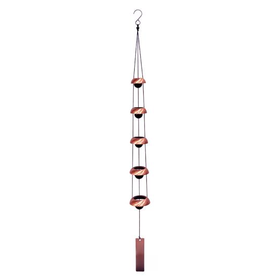 Outside Metal Wind Chime 3/5 Layers Vintage Memorial Wind Chime Home Outdoor Garden Patio Feng Shui Wind Bell Hanging Decoration