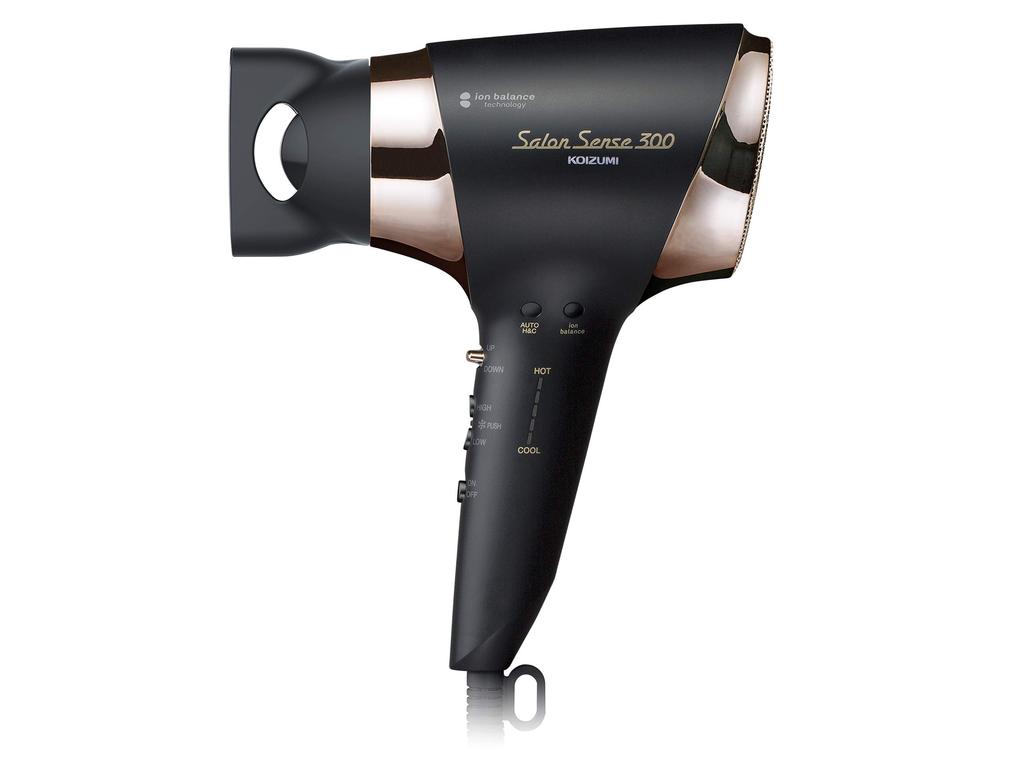 Koizumi Hair Dryer, Ion Balance, Salon Sense 300, Automatic Hot/Cold Switching, Black, KHD-9940/K