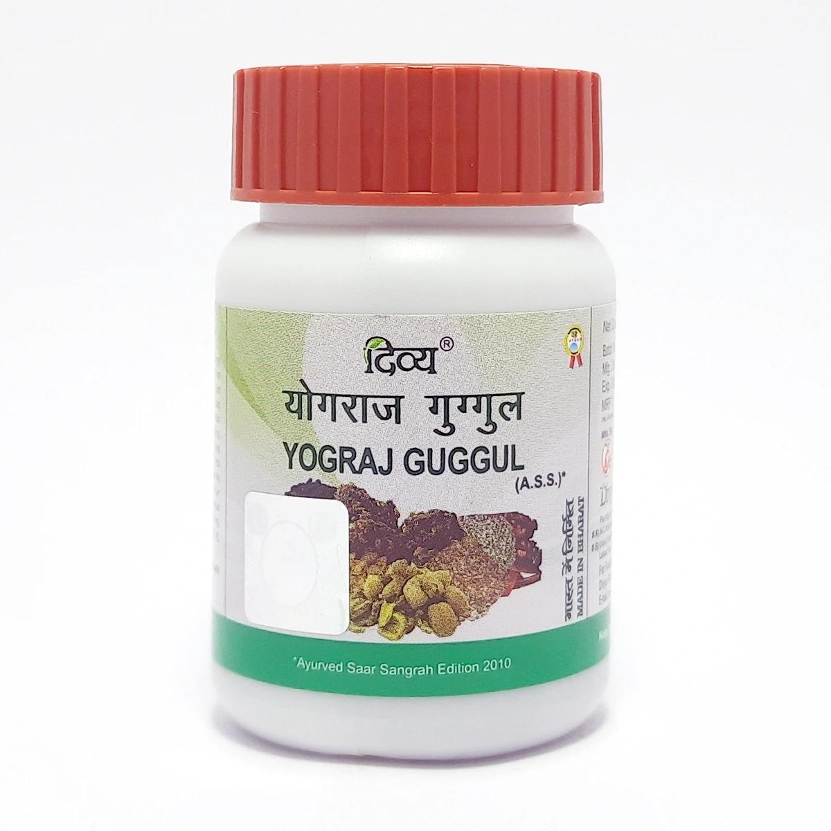 

Patanjali Divya Yograj Guggul, With Chitrak Mool, Pippla Mool, Ajwain, Kala Jeera, | 45gm