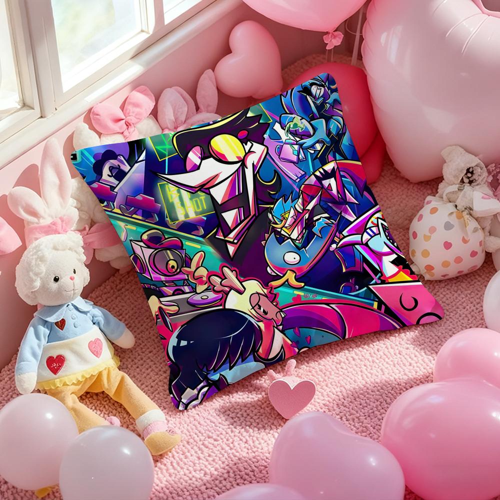 Game Deltarunne Cushion Cover Pattern Printed Pillowcase for Living Room Sofa Cushion Cover & Bedroom Decor