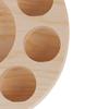Round Wooden Essential Oil Display Stand Holder Organizer Shelf Rack 10Slot