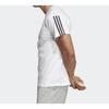 Adidas T Shirts Men's White Crew Neck Moderate Straight Fit DQ1453