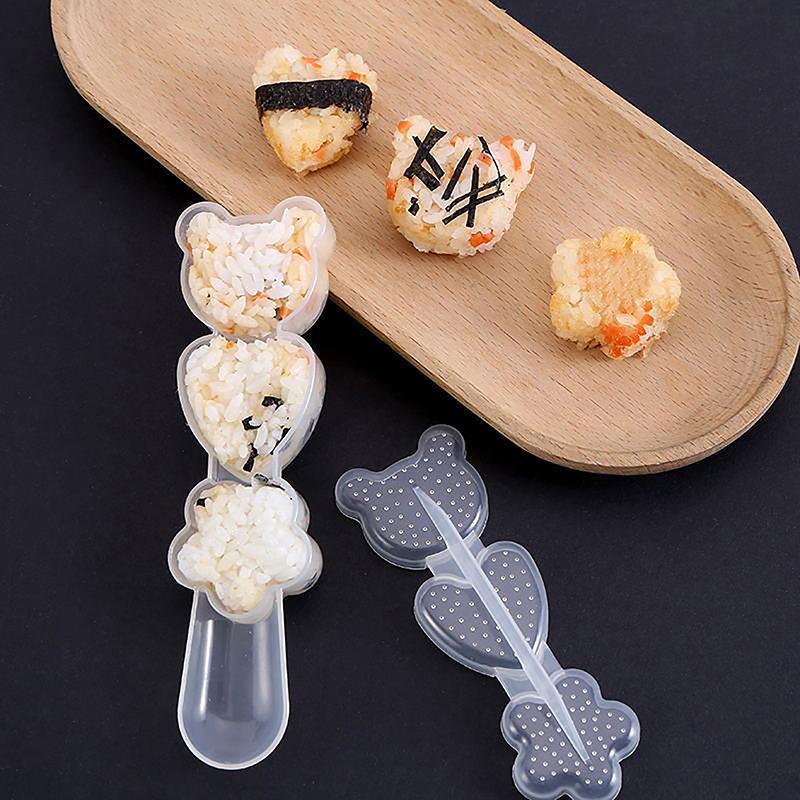1Pc Safe Non-Toxic Durable Onigiri Mold Cartoon Shape Sushi Roll Bento Embossing Mold Diy Sushi Tools Kitchen Accessories