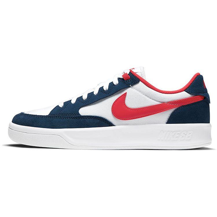 

Кроссовки унисекс красные Nike Adversary Premium SB Navy University белые CW7456-400