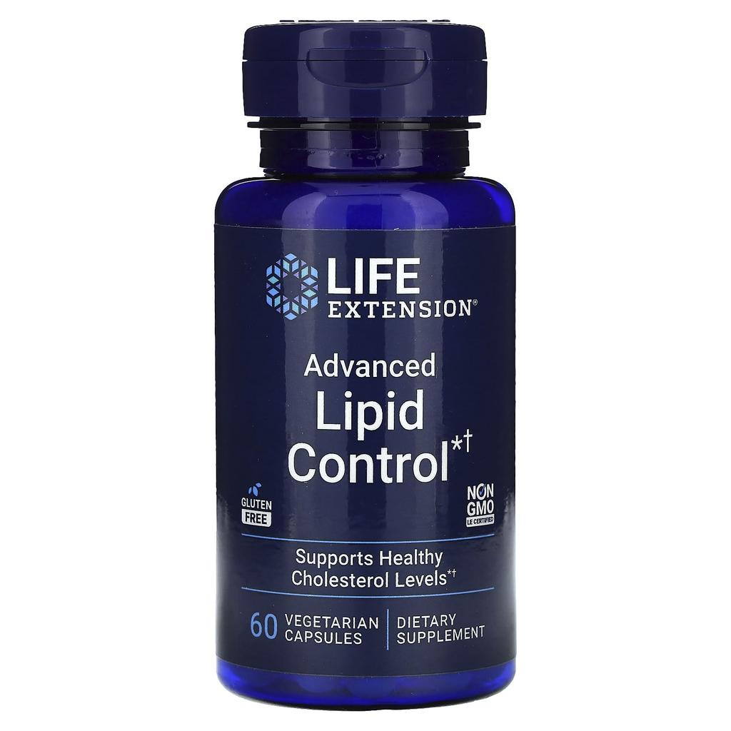 Advanced Lipid Control, 60 Veggie Capsules (500Mg per Capsule)