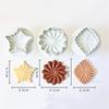 Chocolate Sandwich Cookies Flowers Cookie Cutter 3D Biscuit Mould Pressable Fondant Stamp New Year Cake Decor Baking Supplies
