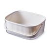 2-in-1 Kitchen Washing Basket For Fruit Vegetable PP Large Sieve Bowl Sets