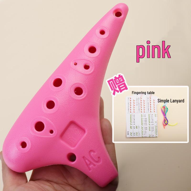 

Durable Beginner 12-Hole C-Key Alto Ocarina for Kids & Classrooms