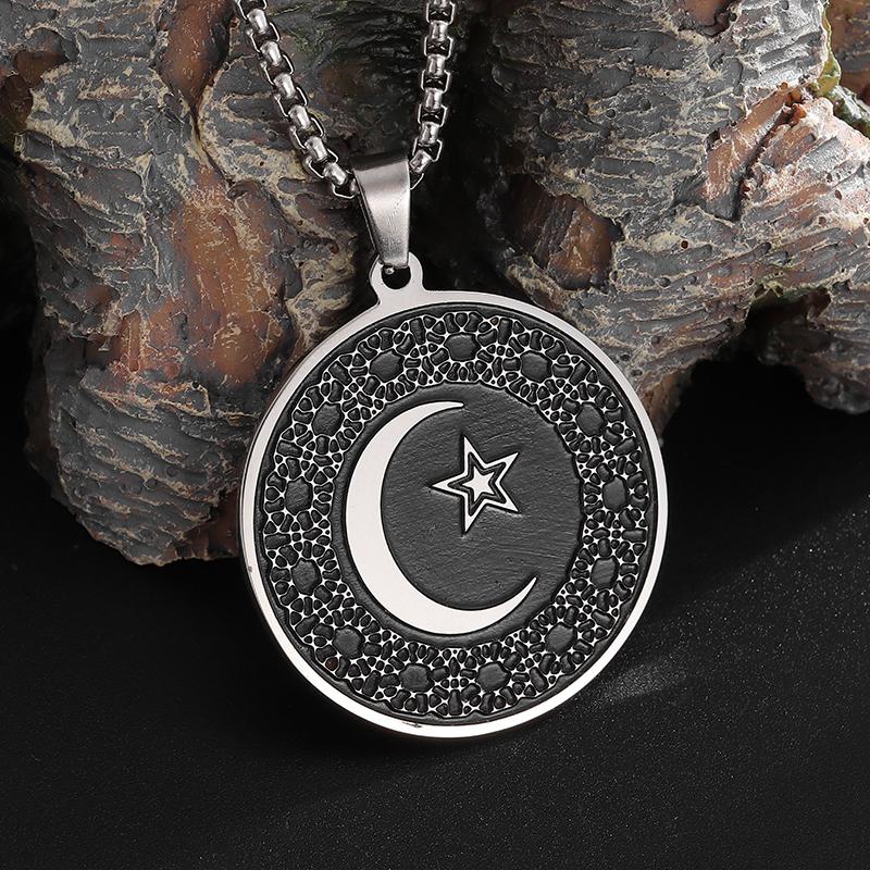 Stainless Steel Nordic Odin Rune Irish Celtic Trinity Knot Pendant Necklace Men Women Lucky Amulet Jewelry