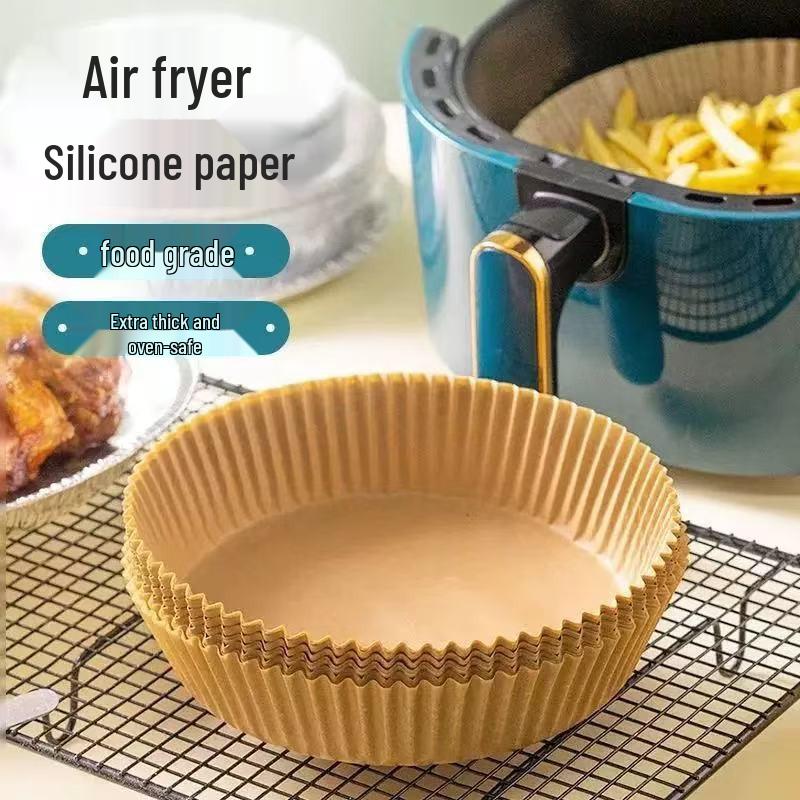 Oil-Absorbing Air Fryer & Oven Liners: Food-Grade, Oil-Proof, High-Temperature Resistant Silicone Paper for Barbecue & Cooking