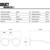 Non-polarized Oversized Pilot Punk Mask Sunglasses Women BigLuxury Brand Oval Metal Frame Steampunk Sun Glasses for Ladies Shades
