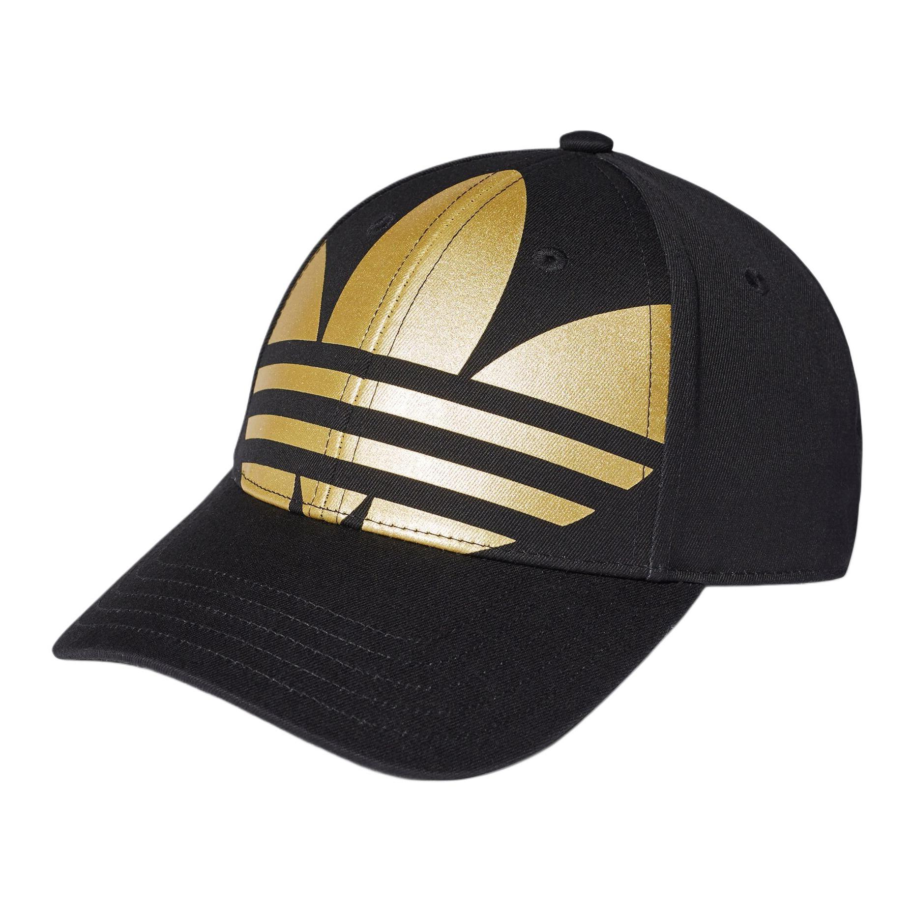Adidas Originals Cotton Twill Baseball Caps Unisex Gold Black FT8922 F