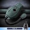 Leather Car Key Case For Mercedes Benz A C E S G R Class Gls Gla Glk Glc Cls Cla Amg W204 W205 W212 W463 W176 Suede Accessories