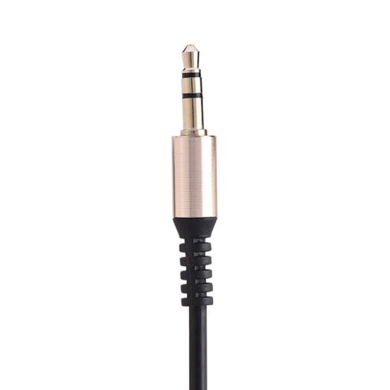 3.5mm Male To Male Spring Audio Aux Cable Headphone Speaker Cord for Phone Car