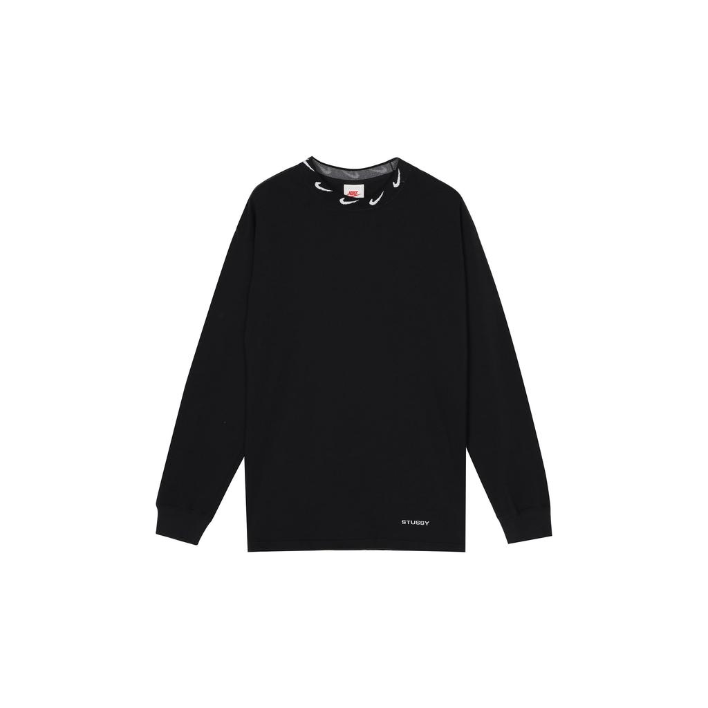 トップス Nike x Stussy NRG BR LS Knit Top Nike x Stussy NRG BR Long-Sleeve Knit Top 'Black' CT4314-010