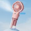 Handheld Fan Pocket Fan USB Rechargeable Portable Misting Fan with 4 Adjustable Speed, Battery Operated Personal Fan Spray Water Mist Fan for Outdoor