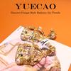 Gold-Plated 3D Hollow Birdcage Earrings: High-End Vintage Court Style for Women
