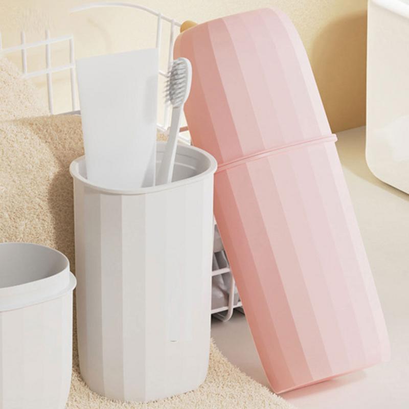 Travel Toothbrush Holders Portable Toothbrush Storage Container Multi-Function Dustproof Cup Storage For Bathroom Camping