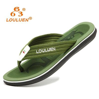 2025 Men's Thick Sole Beach Flip Flops: Stylish Summer Outdoor Sandals