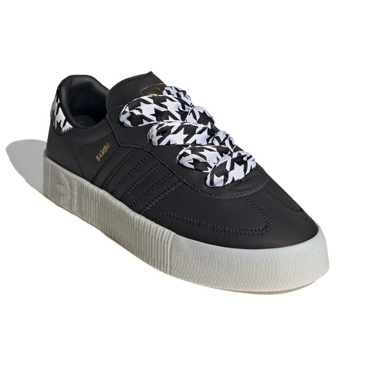 Adidas Originals Sambarose Low Top Sneakers Women Sneakers Black Gold White FV0779