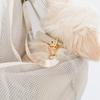 Mesh Dog Sling for Small Dogs Lightweight Mesh Dog Carrier with Perfect for Travel Monchéri (Small/Beige) - Anti-Jump Protection,