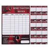30Pcs Wine Tasting Evaluation Cards Professional Tasting Notes Templates for Flavor Aroma Comparison Event Record Sheets