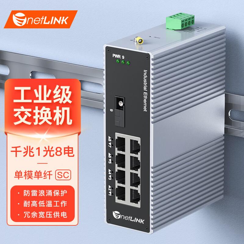 netLINK Industrial Gigabit Fiber Optic Transceiver