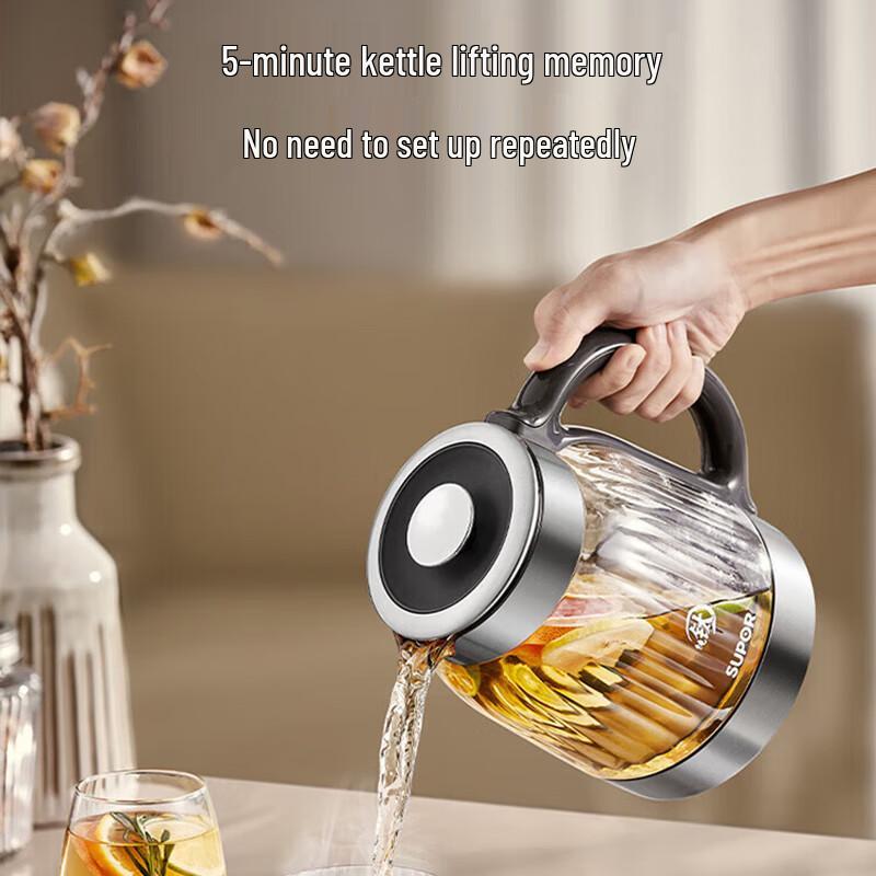 SUPOR 1.5L Smart Health & Tea Kettle CN plug (adapter included)