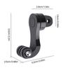 360 Adjustable Bracket Camera Mount Adapter Vertical Horizontal Shoots ABS Material Secure Locking Mechanism