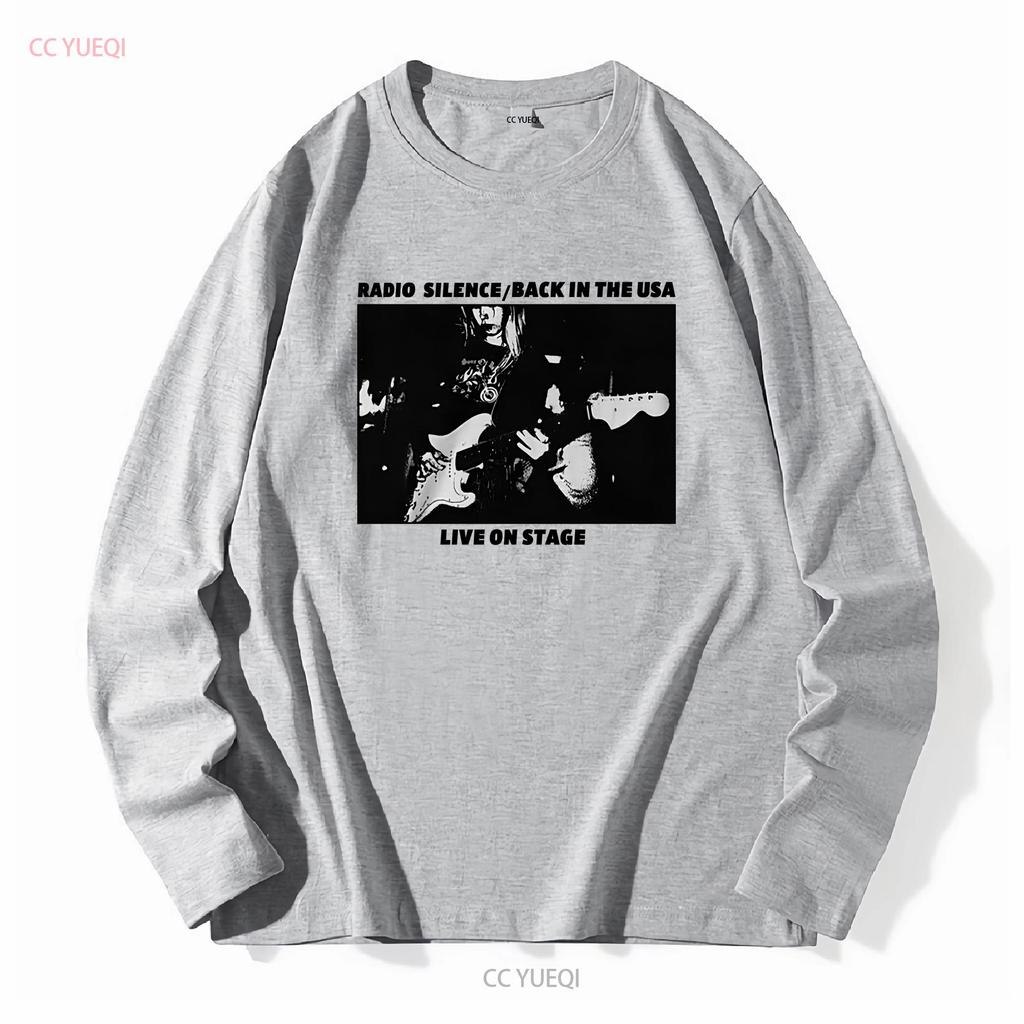 BRANDY MELVILLE JOHN GALT RADIO SILENCE LIVE ON STAGE USA SHIRT CREAM MENS L NEW vintage Washed Breathable graphic Soft