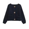Araltay New Arrival Fashion Style Women's Clothing Fashion All-Match round Neck Long Sleeves Knitting Cardigan Outwear 5802111