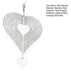 Stainless Steel Reflective Wind Spinners Outdoor Garden Decor Sparkly Wind Chime Yard Patio